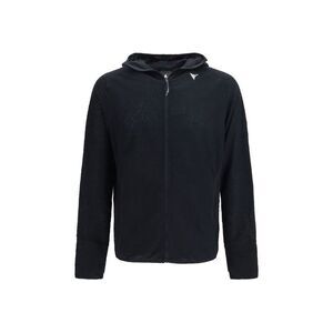 ROA Black Polyester Men's Sweatshirt